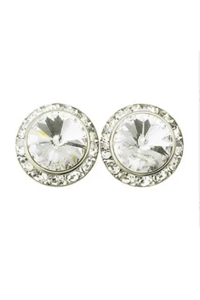 11MM SWAROVSKY CLIP ON EARRINGS