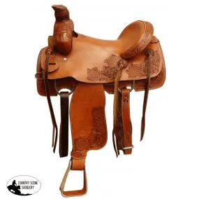 16" Showman ® Argentina cow leather roper saddle