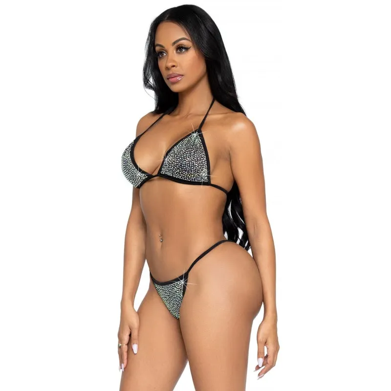 2 Pc Phoenix Bikini Set - Black - Small