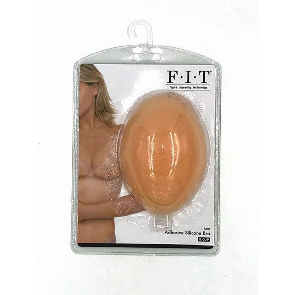 Adhesive Silicone Bra - B Cup - Light