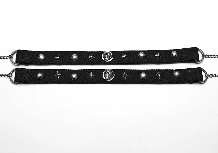 Amaris [Black] | STUDDED CHOKER*