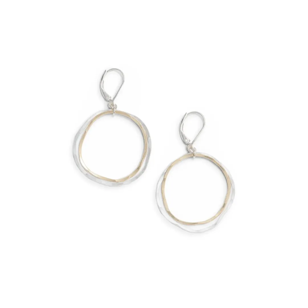 Caldera Two Tone Earrings