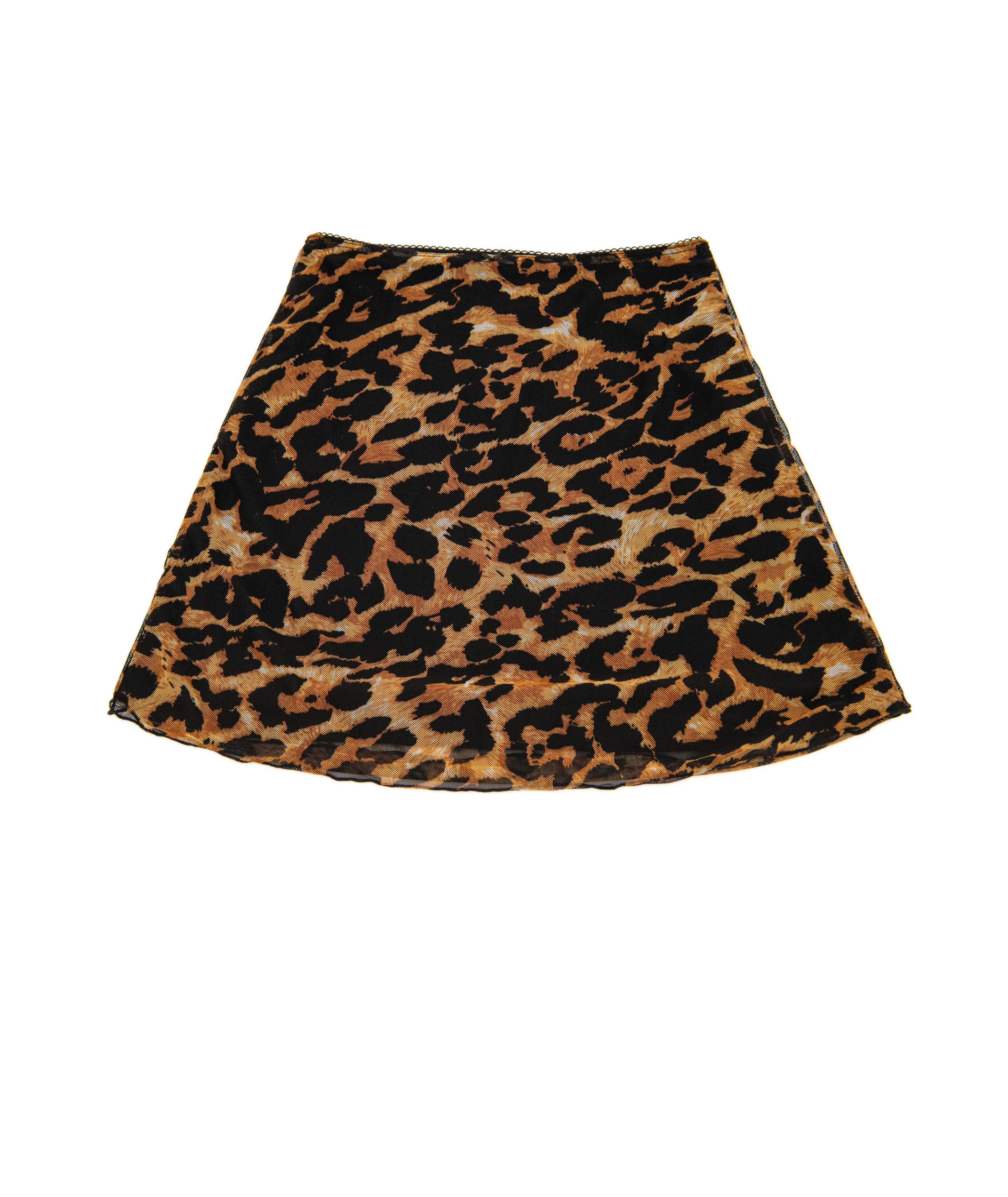 Cheryl Creations Juniors Gigi Mesh Bow Skirt Leopard