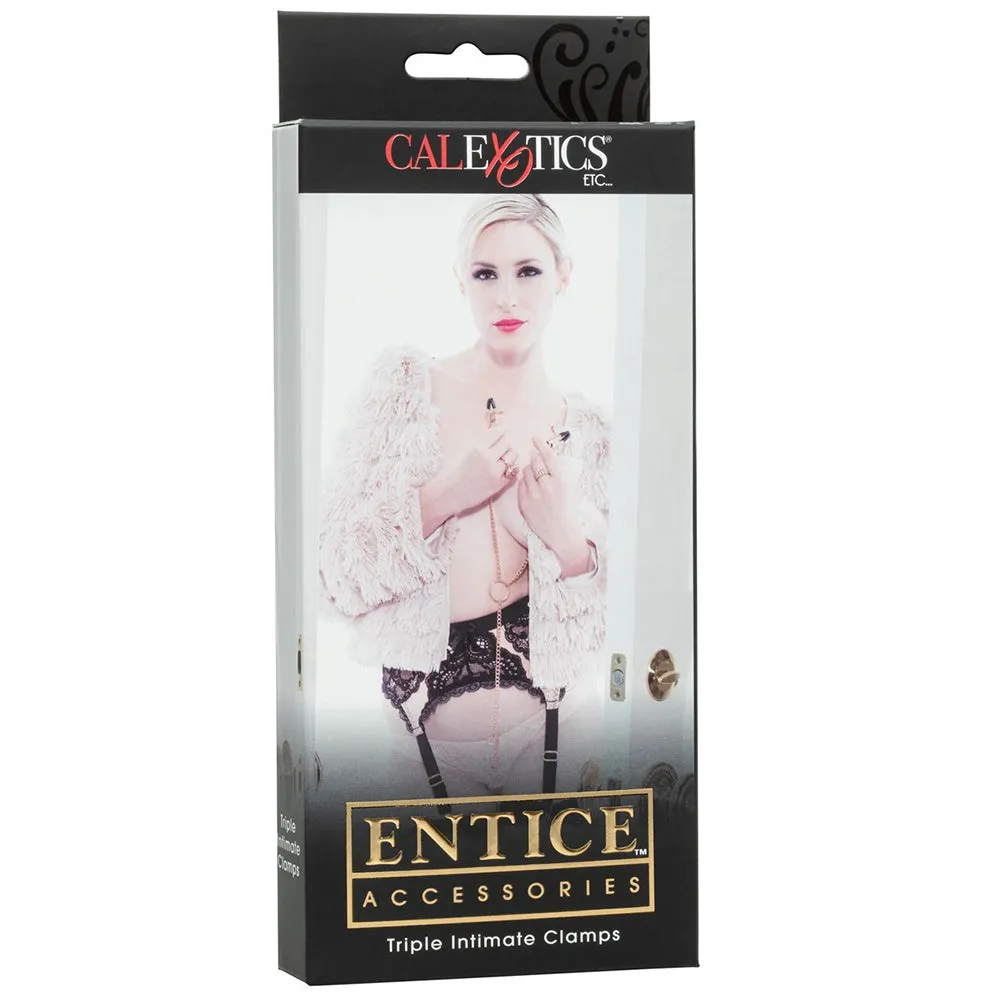 Entice Accessories Triple Intimate Clamps