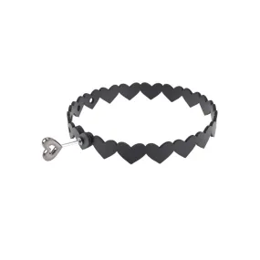 Heart Day Collar - Black