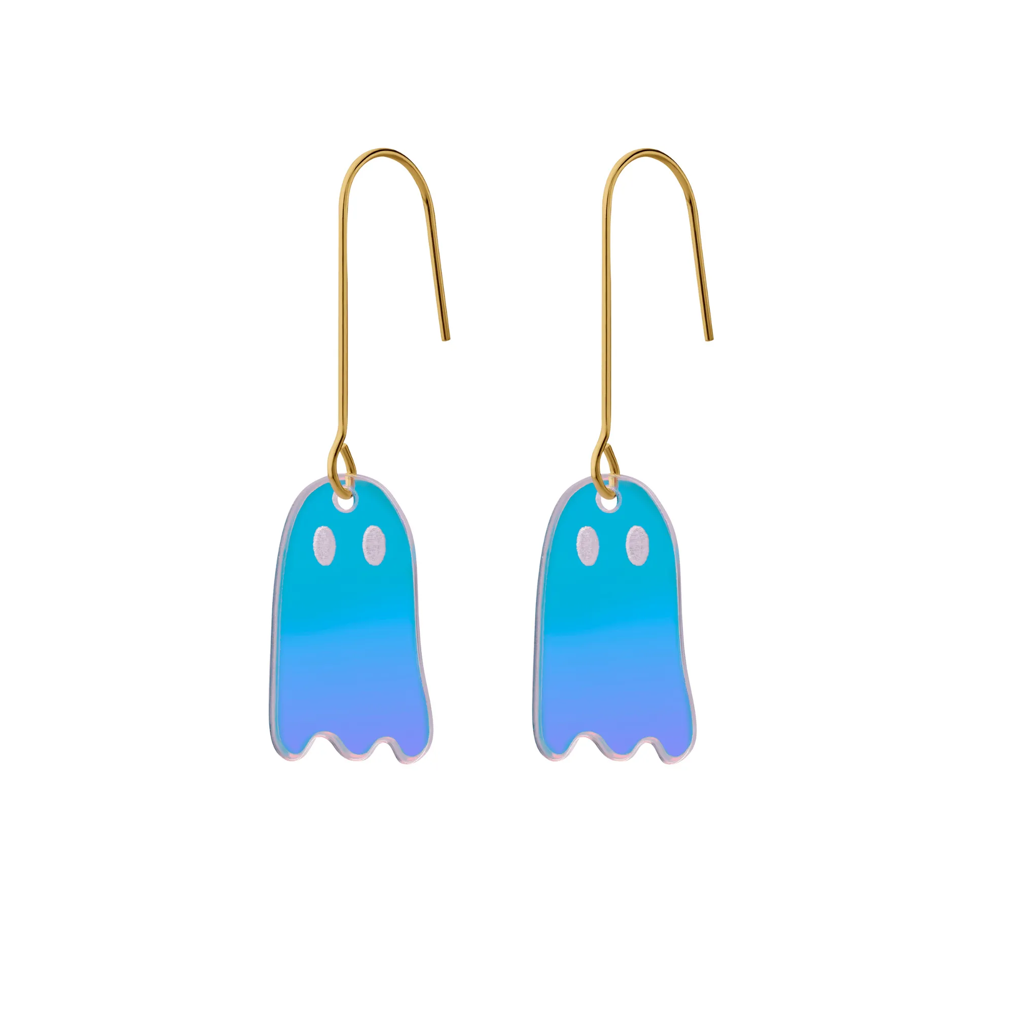 Iridescent Ghost Earrings