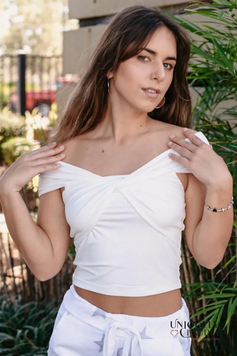 Marylin Off-Shoulder White Top