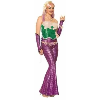 Mermaid Sexy Corset Costume with Green Top