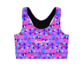 "Hexy geomexy'' luxe crop top