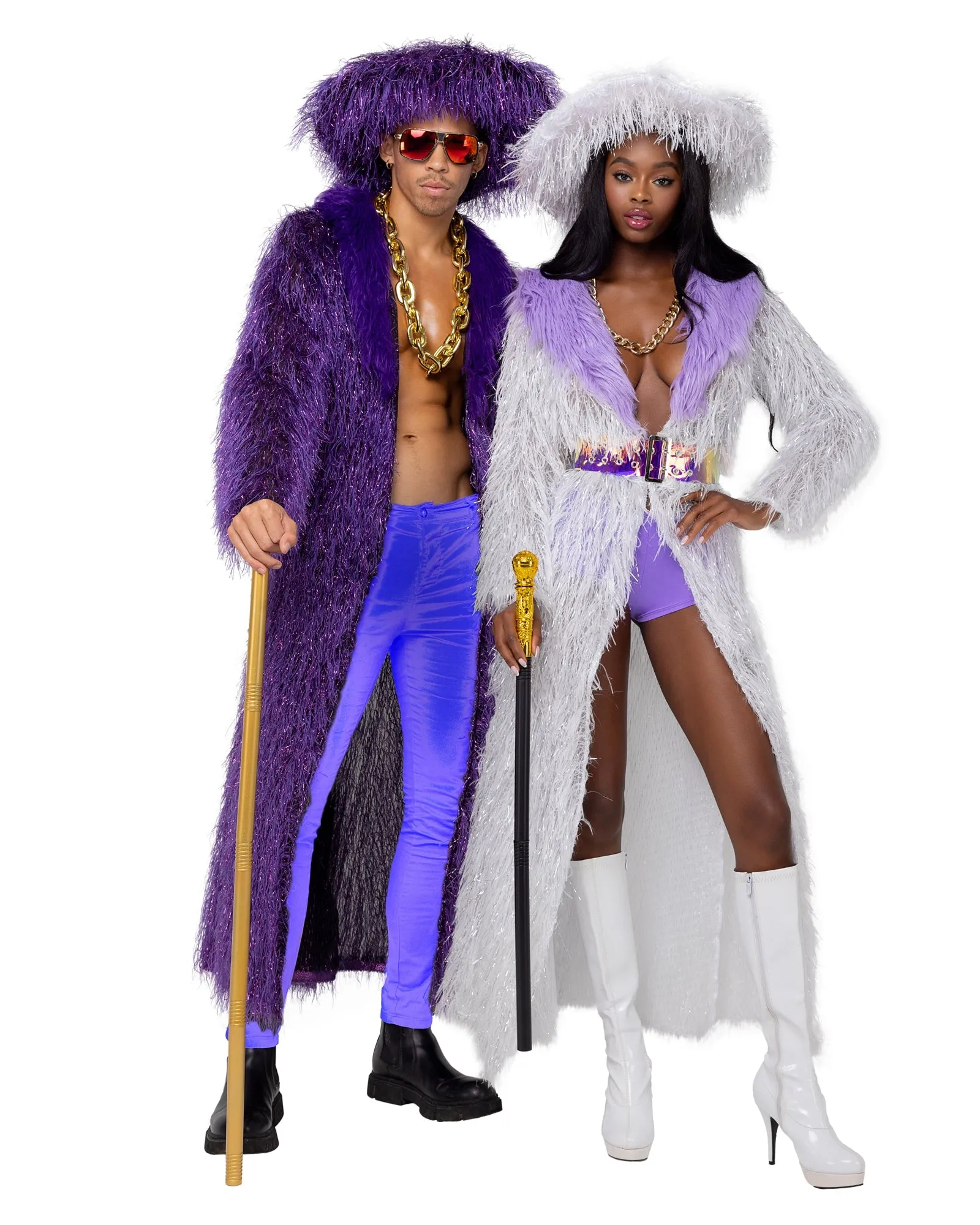 Roma 2PC Mens High-Roller Pimp Costume