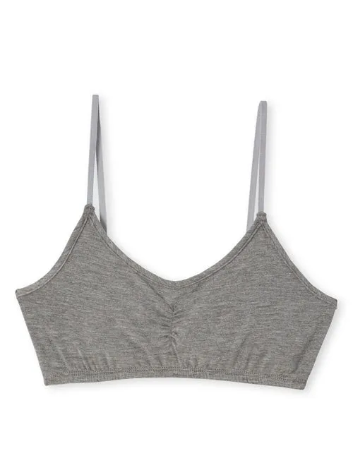 Ruched Bralette Grey by Miakoda