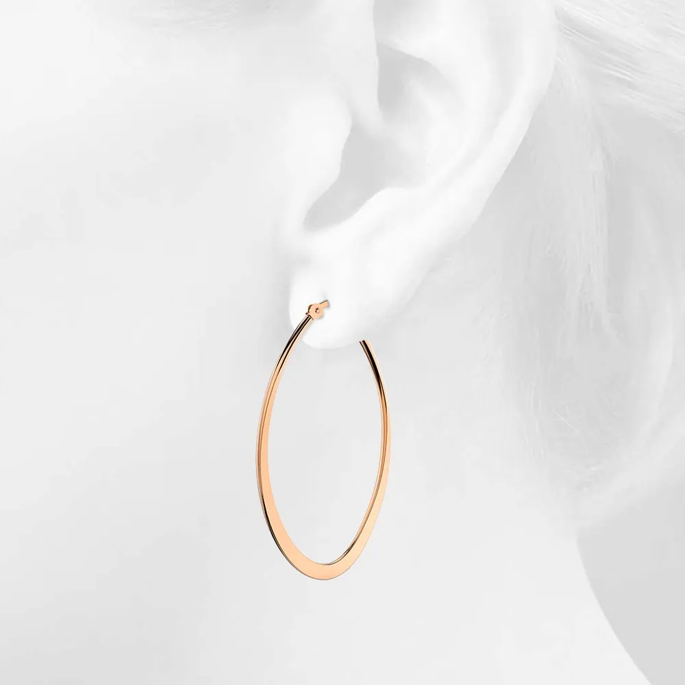 Sexy Oval Hoop Earrings 60mm