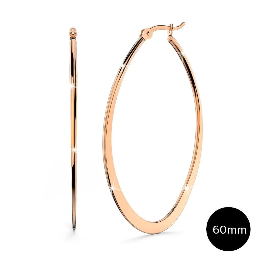 Sexy Oval Hoop Earrings 60mm