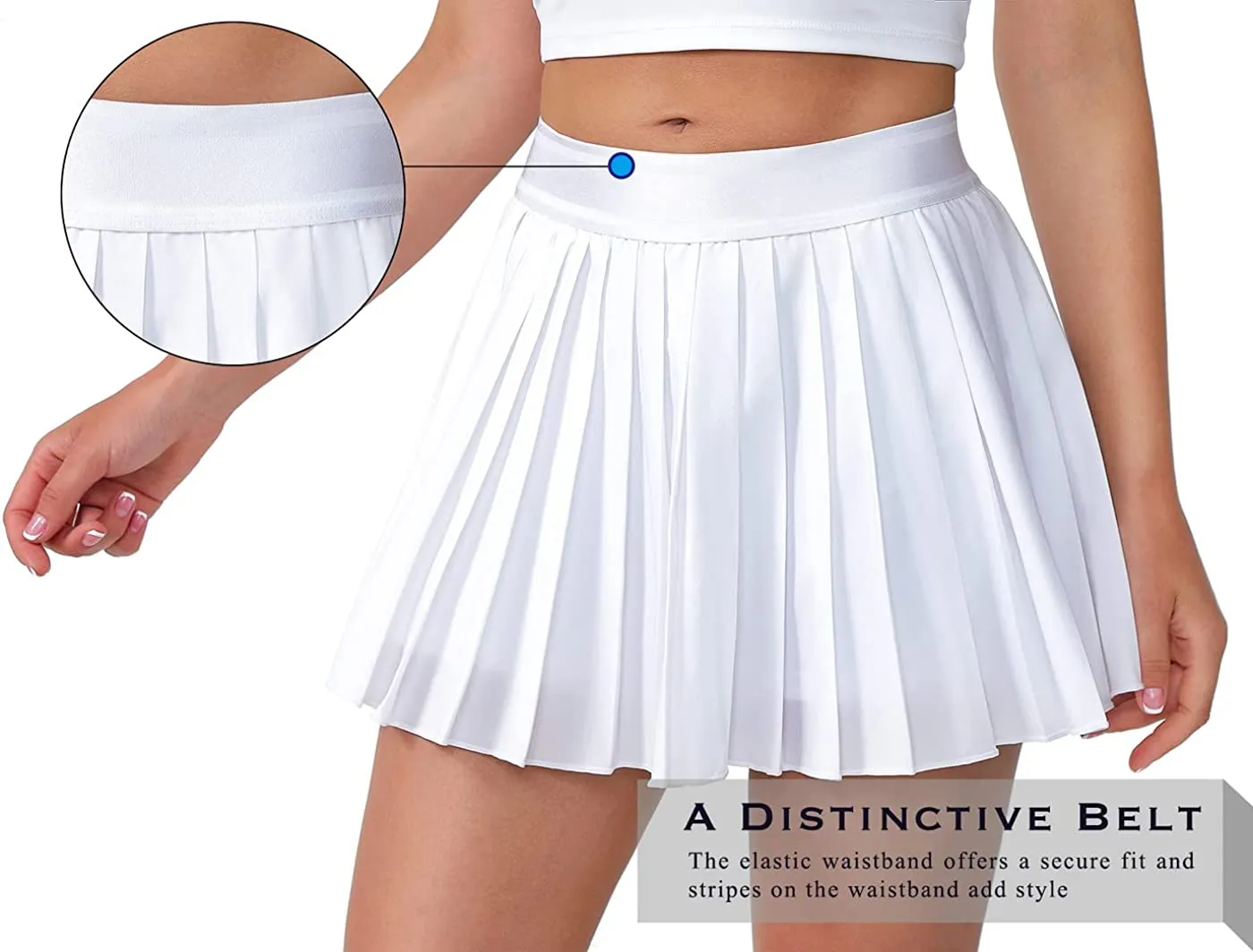 Wholesale Women's Pleated Tennis Skirt-Flowy Athletic Design,Suitable for Golf, Skater, Running Sports